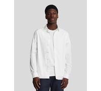 Lyle & Scott Mens Stretch Fabric Poplin Shirt - White Cotton - Size Small