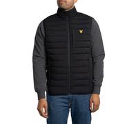 Lyle & Scott Mens Stretch Lightweight Quilted Gilet - Jet Black - M