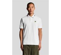 Lyle & Scott Men's Striped Tipped Polo Shirt White/ Dark Navy in White | Size: Large Lyle & Scott White L