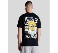 Lyle & Scott Mens Sunnies Pool Bar Graphic T-Shirt - Dark Navy Cotton - Size Large