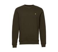 Lyle & Scott Mens Sweaters Crew Neck Swearshirt Green Cotton - Size Medium