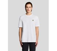 Lyle & Scott Mens Textured Jacquard T-Shirt - White - Size X-Small