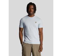 Lyle & Scott Mens Tipped T-Shirt - Light Blue - Size Medium