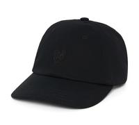Lyle & Scott | HE2322A Vintage Cotton Tonal Eagle Baseball Cap - Black/Black
