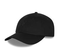Lyle & Scott Mens Tonal Eagle Classic Stylish Cap - Jet Black - One Size
