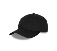 Lyle & Scott Mens Tonal Eagle Cotton Shell Baseball Cap - Black - One Size