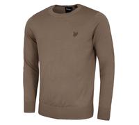 Lyle & Scott Mens Tonal Eagle Merino Crew Breathable Jumper Sweater 40% OFF RRP