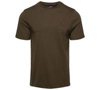 Lyle & Scott Mens Tonal Eagle Olive Green T-Shirt Cotton - Size Medium