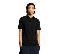 Lyle & Scott Tonal Eagle Polo Shirt Jet Black size L | Casual Shirts Outlet | Men | Black L