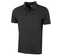 Lyle & Scott Mens Tonal Eagle Superfine Cotton Polo Shirt - Jet Black - M