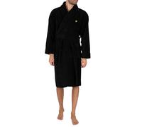 Lyle & Scott Mens Towelling Dressing Gown Black L