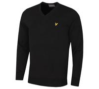Lyle & Scott Mens V Neck Sweater - Jet Black - M
