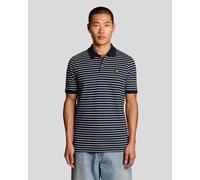 Lyle & Scott Mens W403 Polo Shirt in Navy Cotton - Size Medium