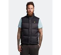 Lyle & Scott Mens Wadded Gilet in Black Nylon - Size 2XL