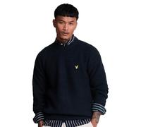Lyle & Scott Mens Waffle Knit Cotton Blend Crew Neck Golf Sweater 50% OFF RRP