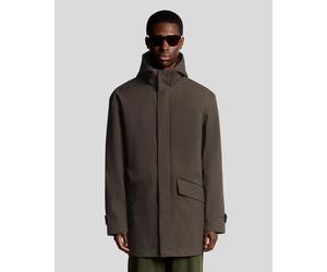 Lyle & Scott Mens Waterproof Mac Raincoat - Grey - Size 2XL