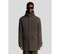 Lyle & Scott Mens Waterproof Mac Raincoat - Grey - Size Medium
