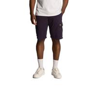Lyle & Scott Mens Wembley Cargo Shorts, Dark Navy, 32