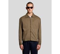 Lyle & Scott Mens X569 Zip Overshirt in Sage Green - Size 2XL