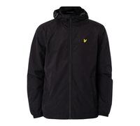Lyle & Scott Mens Zip Through Hooded Jacket Jet Black 4XL