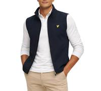 Lyle & Scott Mesh Back Softshell Funnel Neck Gilet Dark Navy