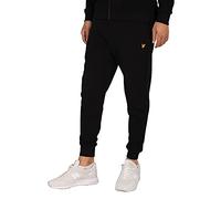 Lyle & Scott Men's Skinny Sweatpants Z865 Black Cotton Size L