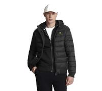 Men's Lyle & Scott Nylon Mens Wadded Jacket - Black - Size: 40/Regular