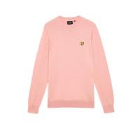 Lyle & Scott Mid Knits Cotton Merino Crew Neck Jumper X872 Blossom, XL