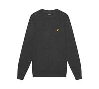 Lyle & Scott Mid Knits Cotton Merino Crew Neck Jumper Y043 Gull Grey, L