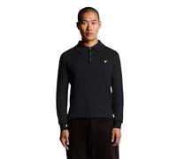 Lyle & Scott Mid Knits Cotton Merino Long Sleeve Knitted Polo