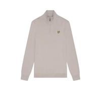 Lyle & Scott Mid Knits Cotton Merino Quarter Zip Jumper W870 Cove, XXL