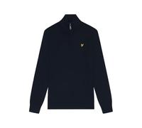 Lyle & Scott Mid Knits Cotton Merino Quarter Zip Jumper | Stand Collar, Ribbed Cuffs & Hem, Breathable Warmth, Layering Flexibility, Transitional Seasons