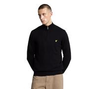 Lyle & Scott Mid Knits Cotton Merino Quarter Zip Jumper | Stand Collar, Ribbed Cuffs & Hem, Breathable Warmth, Layering Flexibility, Transitional Seasons
