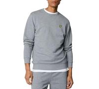 Lyle & Scott Mid Layers Crew Neck Sweatshirt T28 Mid Grey Marl, XS