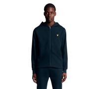 Lyle & Scott Mid Layers Full Zip Fly Fleece Hoodie Z271 Dark Navy, L