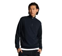 Lyle & Scott Mid Layers Superfine Quarter Zip Sweatshirt Z271 Dark Navy, XL