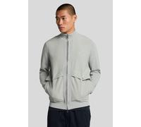 Lyle and Scott Men's Full-Zip Knitted Bomber Jacket M Grey