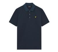 Lyle & Scott Muddy Navy Tonal Texture Polo - L