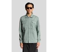 Lyle & Scott Multi Pocket Overshirt Cold Mint size M | Casual Shirts Outlet | Men | Cyan M