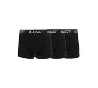 Lyle & Scott Pack of 3 Men's Barclay Trunks Black