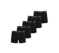 Lyle & Scott 5 Pack Mens Trunk - Black Cotton - Size Medium