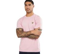 Lyle And Scott Vintage Mens Plain T-Shirt Pink Light XS