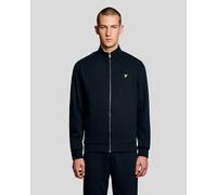 Lyle & Scott Pique Mens Full Zip Sweatshirt - Z271 Dark Navy