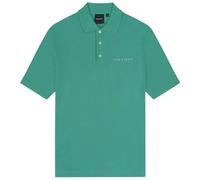 Lyle & Scott Plain Embroidered Logo Wilton Polo Shirt - Green - S