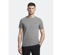 Lyle And Scott Vintage Mens Plain T-Shirt Mid Grey Marl L