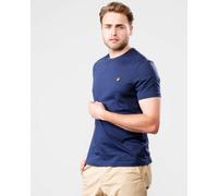 Lyle & Scott Mens Plain T-Shirt in White Cotton - Size Small