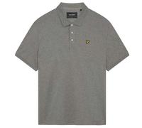 Lyle & Scott Plain Mid Marl Polo Shirt - Grey - S