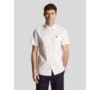 Lyle & Scott Plain Poplin Mens Shirt - White material_cotton - Size Small