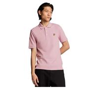 Lyle & Scott Plain Polo Shirt Pink Light size L | Casual Shirts Outlet | Men | Pink L