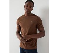 Lyle and Scott T Shirt Brown size XXL